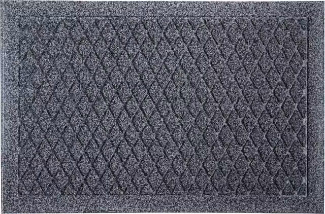 JVL Dirt Defender Scraper Doormat, Grey, W: 40 cm, D: 60 cm – 1