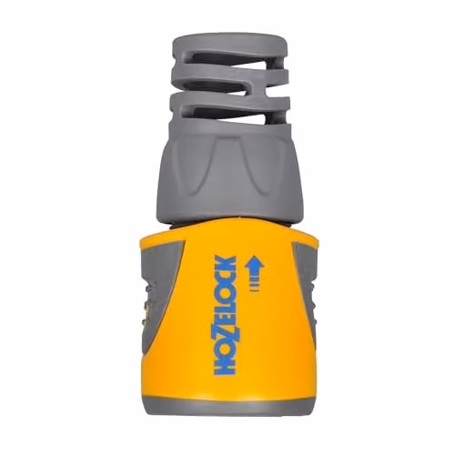 Hozelock Yellow Plastic 1/2 inch Quick Coupling Hose End Connector