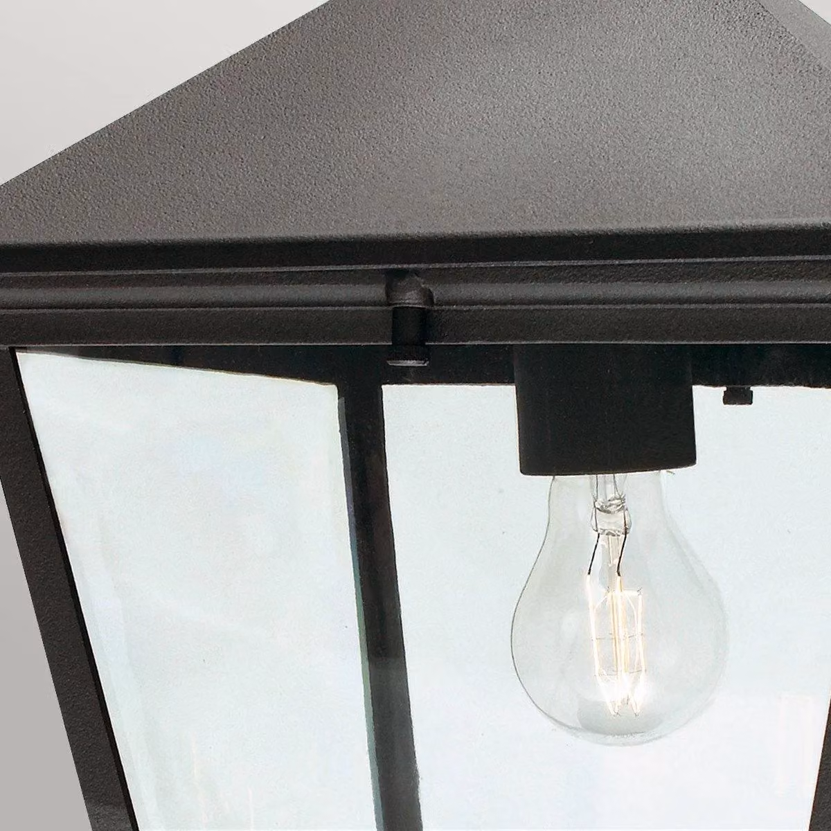 Netlighting Turin Grande Black Outdoor Ceiling Chain Lantern with IP54 Rating and E27 Socket – 3