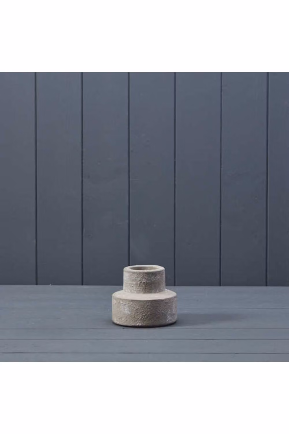 KDMD Minimalist Grey Concrete Candle and Tealight Holder – 2