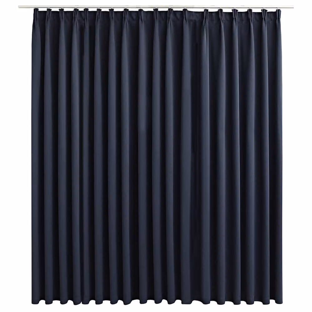 Berkfield Home Elegant Blackout Curtain with Hooks, Anthracite Grey, W: 290 cm, H: 245 cm – 3