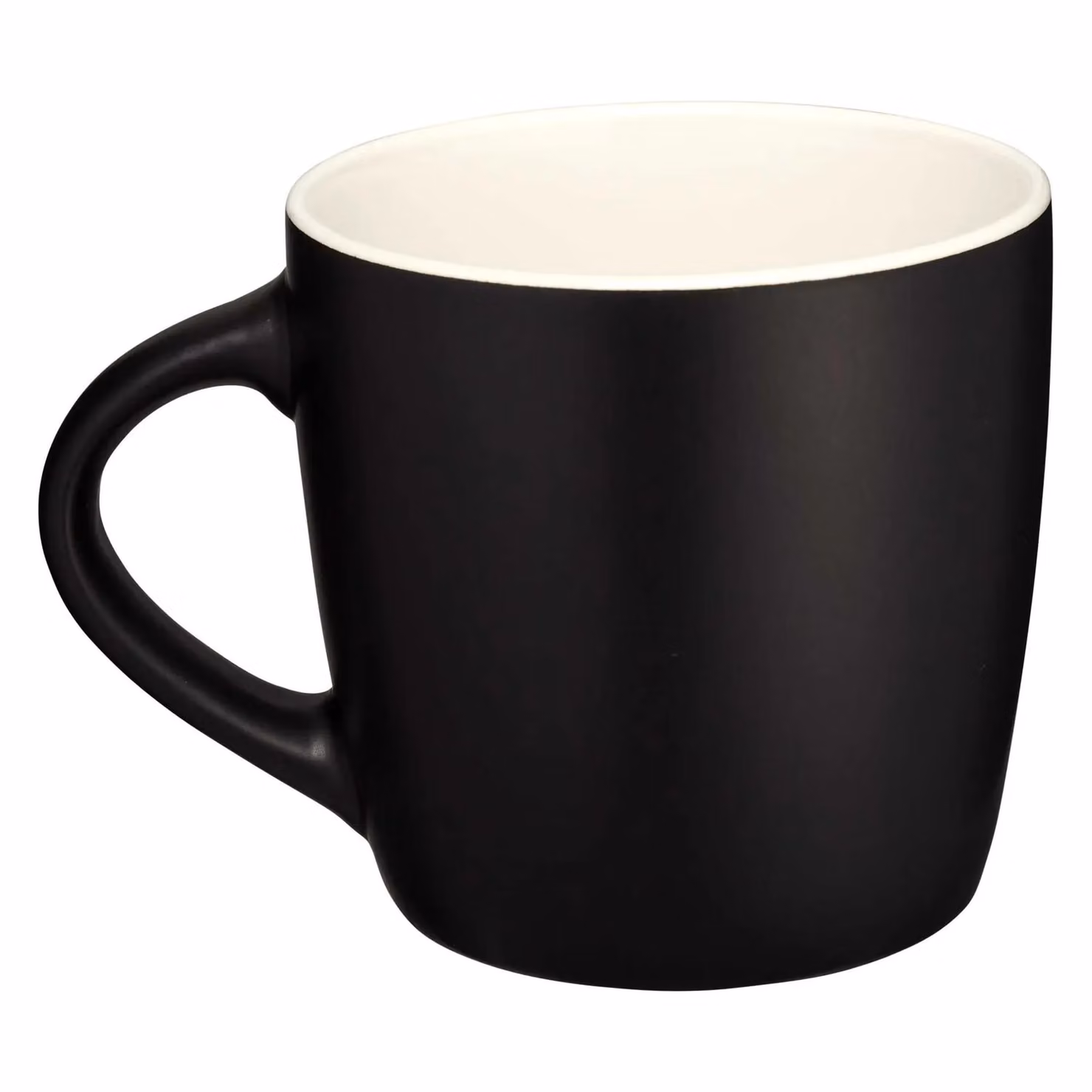 Bullet Riviera Ceramic Mug 350ml in Solid Black and White – 3