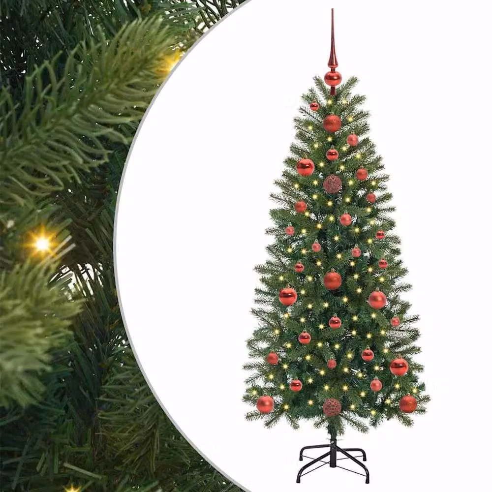 Berkfield Home Artificial Green Christmas Tree with 150 LEDs, Height: 120 cm – 2
