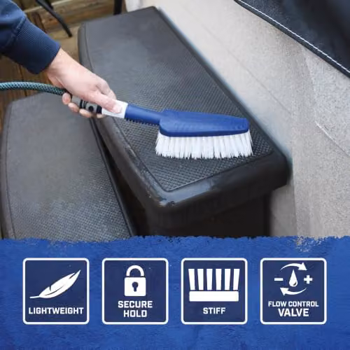 Faithfull Blue Stiff Water Flow Hand Brush – 6