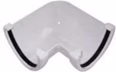 FloPlast Xtraflo Half Round Gutter Angle 90 Degree 170mm White
