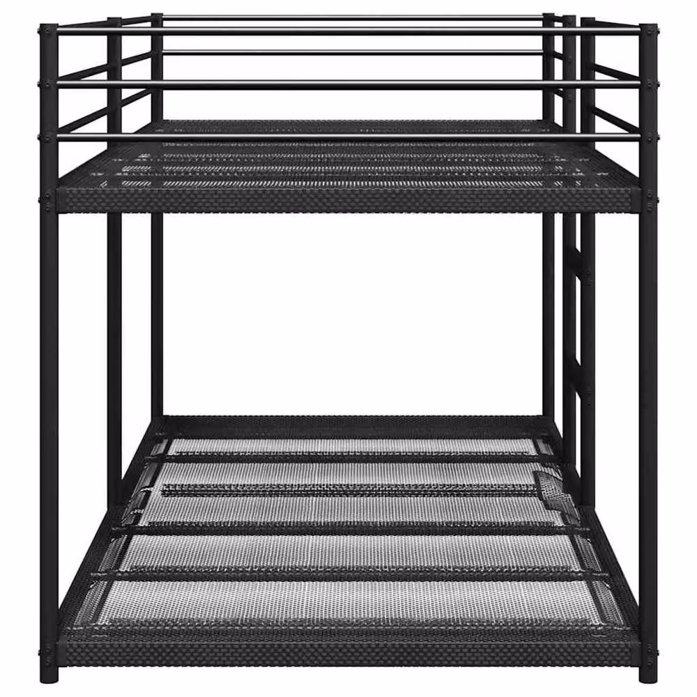 Berkfield Home Metal Bunk Bed in Black, W: 107 cm, L: 203 cm – 4