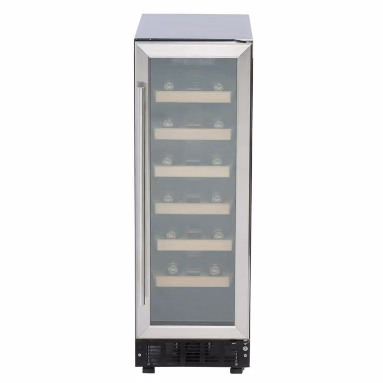SIA WC30SS 59L Undercounter Wine Cooler Fridge in Silver
