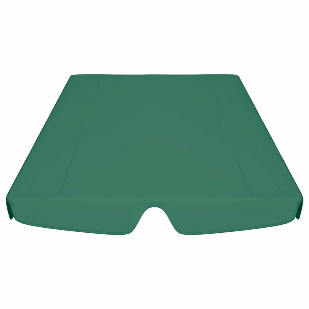 Berkfield Home Replacement Garden Swing Canopy, Green, W: 188 cm, D: 145 cm, H: 110 cm – 3