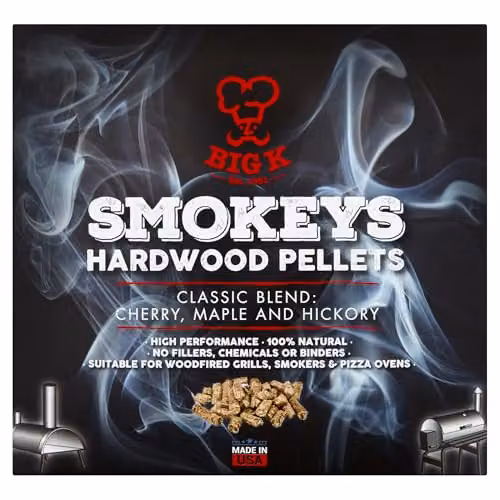 Big K Smokey's BBQ Wood Pellets, 9kg