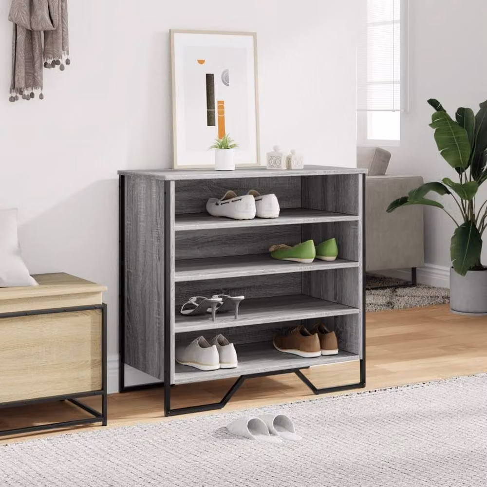 Berkfield Home Grey Sonoma Shoe Cabinet W/D/H: 80 x 38 x 78 cm – 2