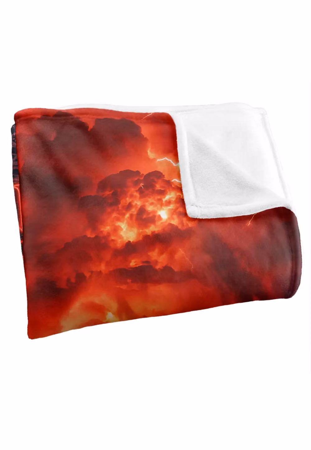 Stranger Things Mind Flayer Officially Licensed Silky Touch Super Soft Fluffy Throw Blanket, White and Multicolour, W: 152 cm, D: 127 cm – 3
