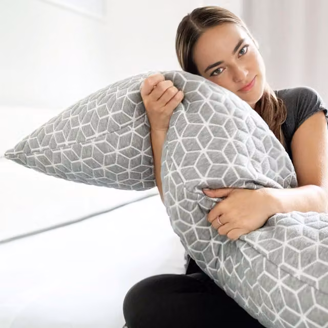 Brightr Extra Long Hug Body Pillow in Grey, W/D/H: 140 x 50 cm – 7