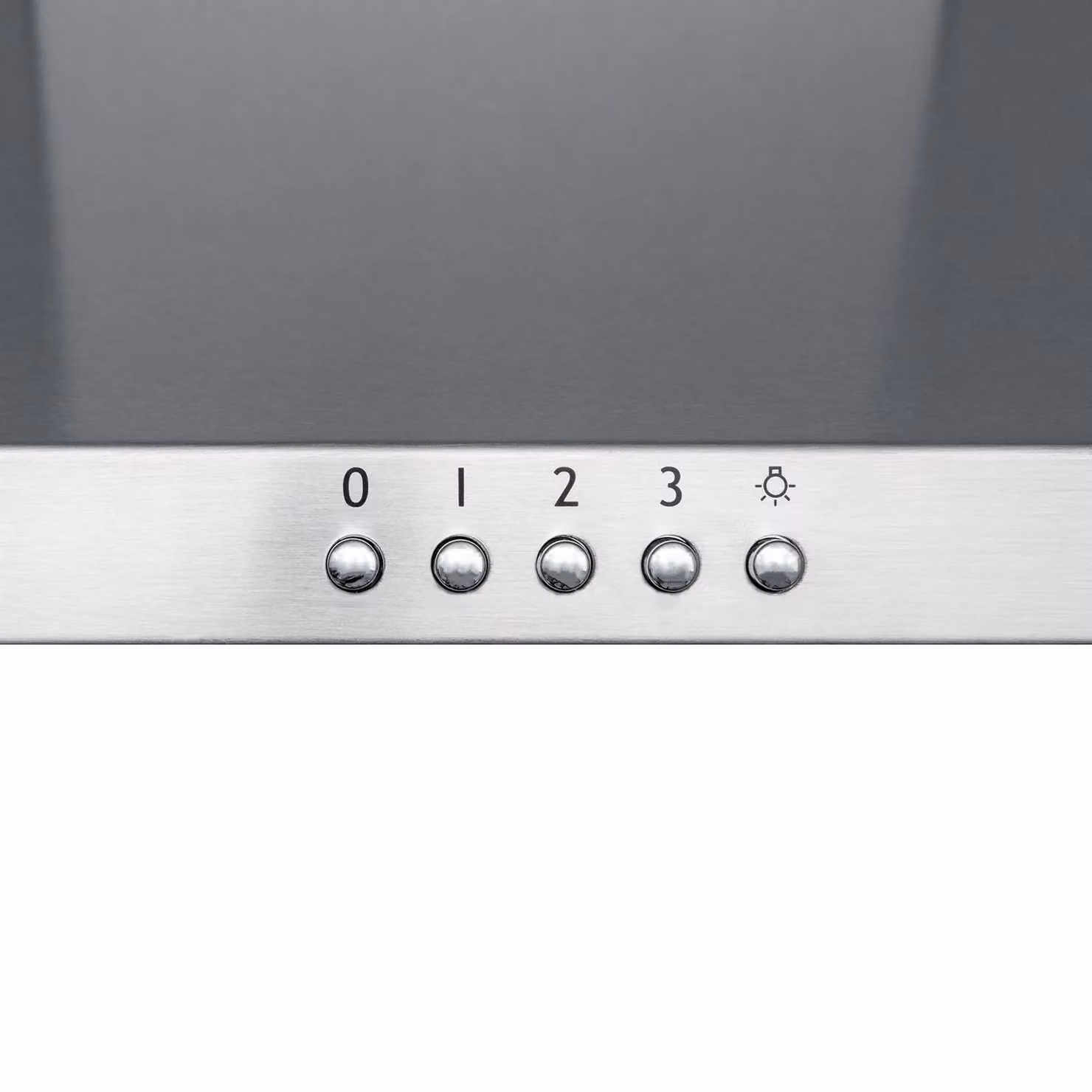 SIA Silver Stainless Steel Chimney Cooker Hood Extractor Fan, W: 70 cm, D: 49 cm, H: 66 cm – 2