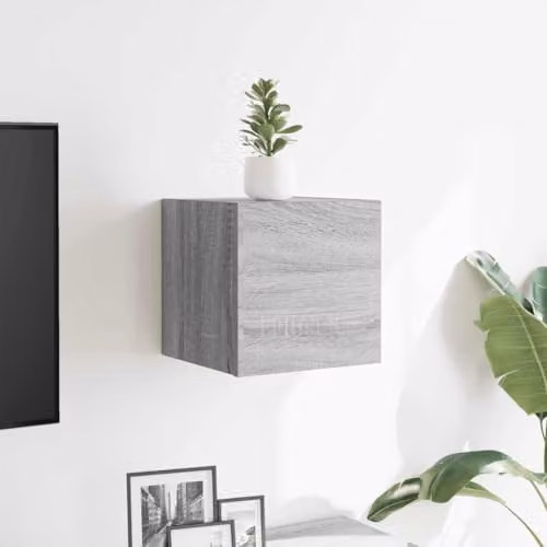vidaXL Wall Mounted TV Cabinet in Grey Sonoma, W/D/H: 30.5 x 30 x 30 cm – 2