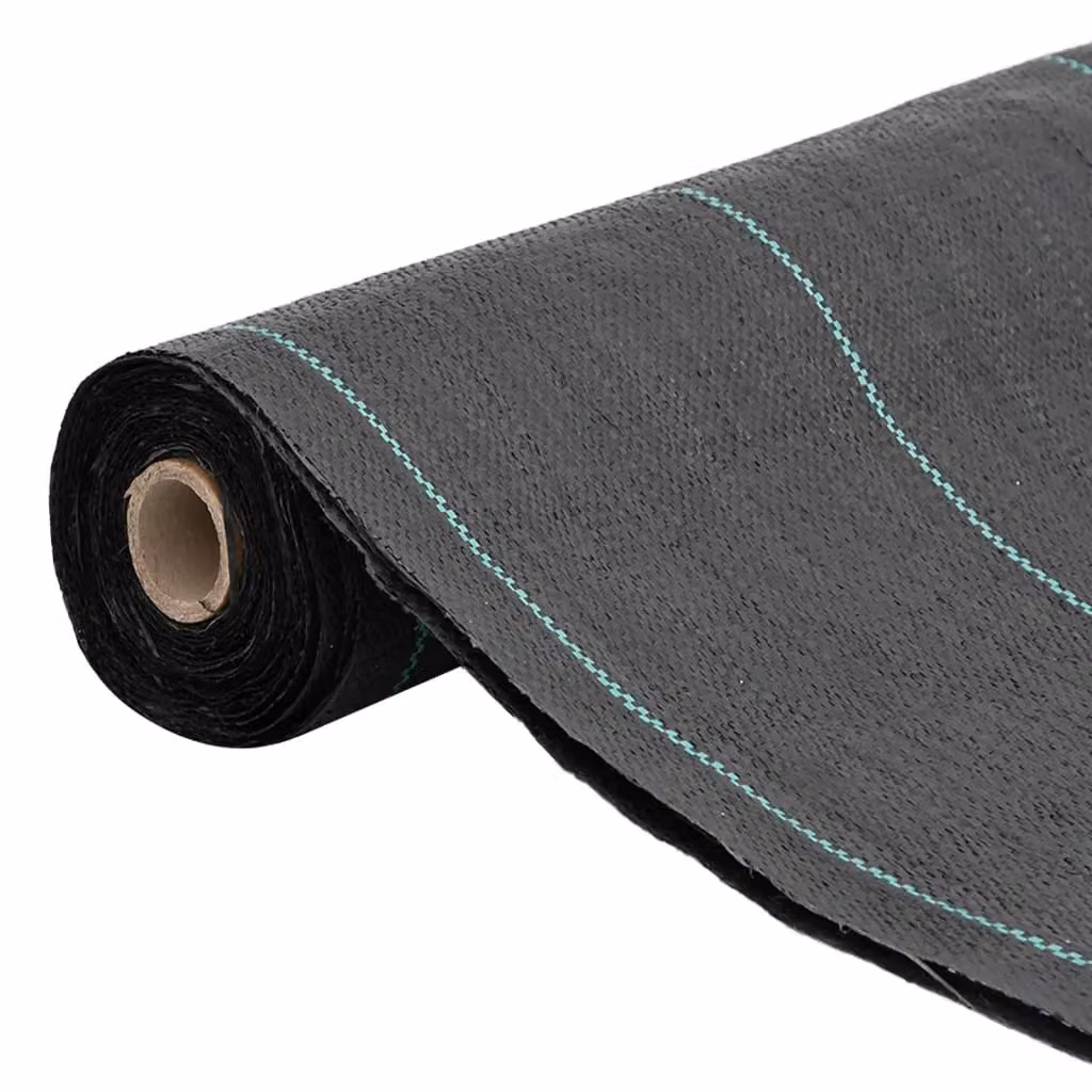 Berkfield Home Black Plastic Weed Membrane for Planters, W/D/H: 0.5 x 150 m – 2