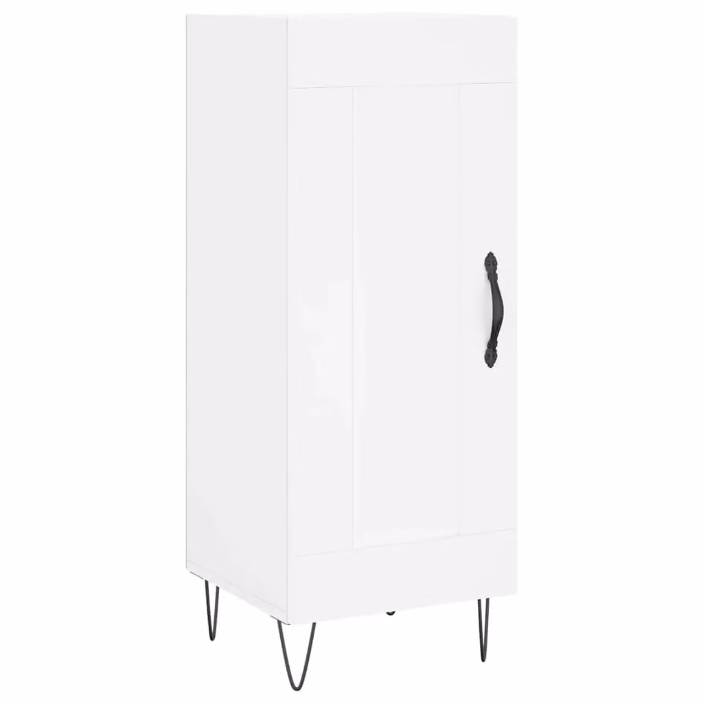 Berkfield Home Modern White Sideboard W/D/H: 34.5 x 34.5 x 90 cm – 2