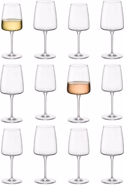 Bormioli Rocco Nexo 12-Piece Clear Wine Glass Set