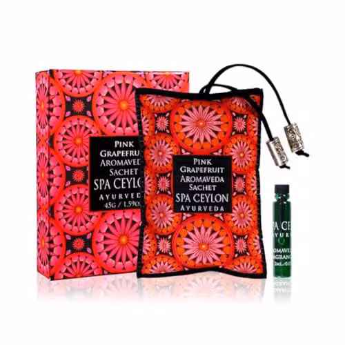 Spa Ceylon Pink Grapefruit Aromaveda Sachet with 2ml Essential Oil – 3