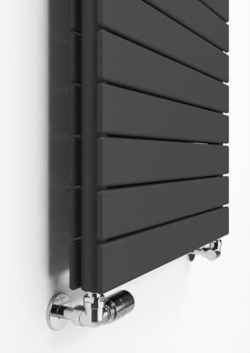 Terma Steel Double Panel Wall Mounted Radiator in Anthracite Grey, H 60.0 cm x W 125.4 cm – 5