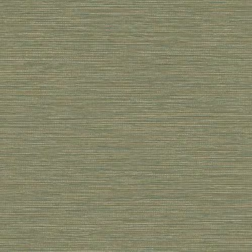 Holden Decor Grasscloth Texture Wallpaper with Metallic Highlights in Green