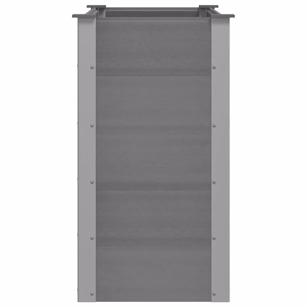 Berkfield Home Garden Grey WPC Raised Bed W/D/H: 100 x 50 x 91 cm – 2