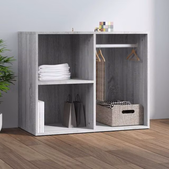 Berkfield Home Grey Sonoma Dressing Cabinet W/D/H: 80 x 40 x 65 cm