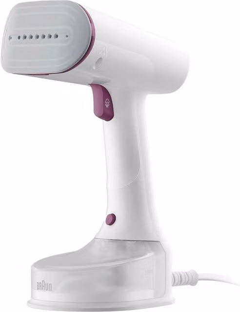 Braun QuickStyle 5 GS5011PU Handheld Vertical Garment Steamer, 1200W, White and Purple – 1