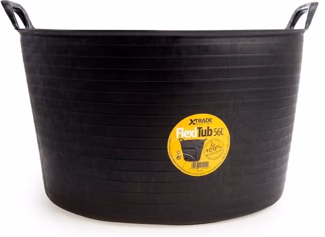 XTrade Flexible 56L Tub - Black