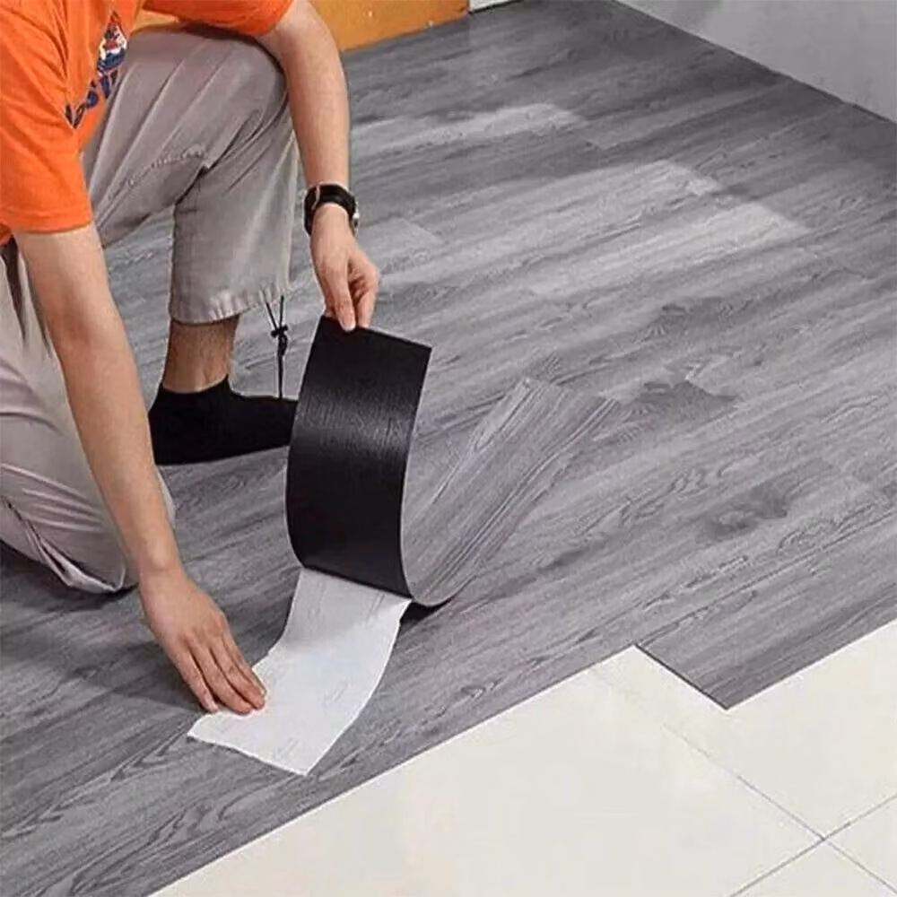 PAWNORA 36 Pack Self Adhesive Wood Look Vinyl Flooring Planks in Grey – 3
