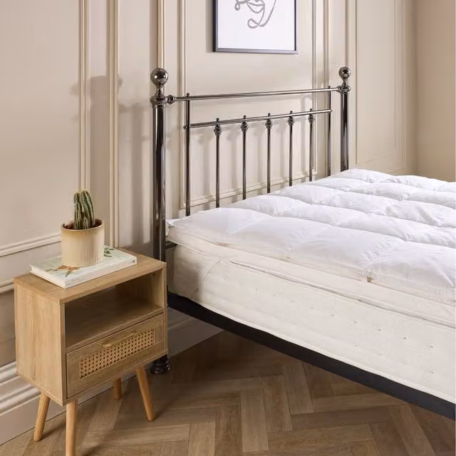 Martex White Duck Feather and Down Mattress Topper