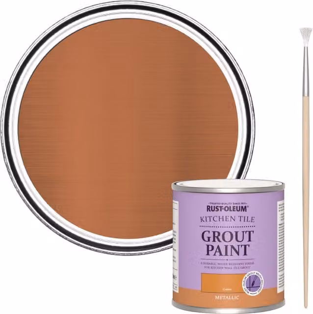 Rust-Oleum Kitchen Grout Paint in Brown, 250 ml
