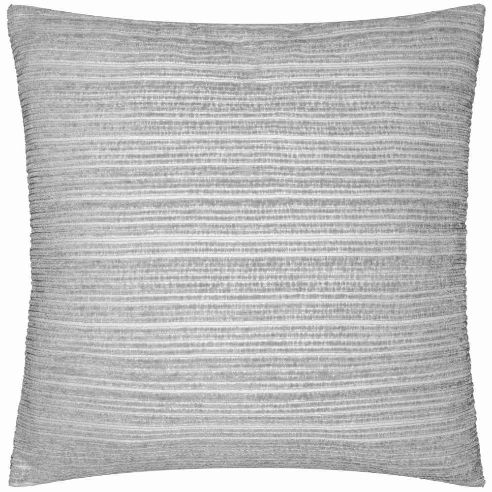 Paoletti Jupiter Silver Chenille Jacquard Square Decorative Cushion W/D/H: 50 x 50 x 5 cm – 2