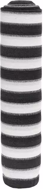 Berkfield Home Privacy Net in Anthracite, White and Black, HDPE 75 g/m2, W: 180 cm, L: 50 m