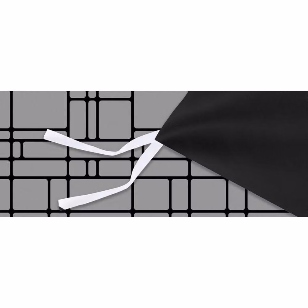 Pamposh Reversible Microfibre Duvet Cover and Pillowcase Set in Black and Grey, W: 140 cm, H: 200 cm – 5