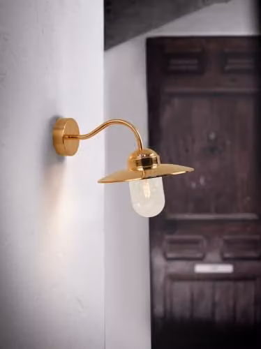 Nordlux Luxe Copper Outdoor Wall Light with Glass Dome, E27, IP54, Saltwater Resistant – 2