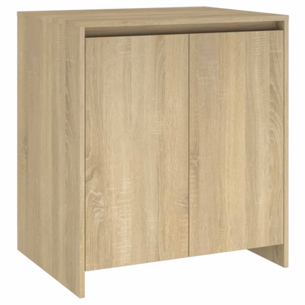 Berkfield Home 3 Piece Sonoma Oak Sideboard in Beige Engineered Wood and MDF – 2