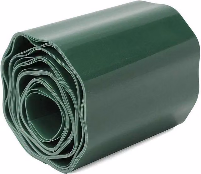 NESTLUNE Flexible Plastic Lawn Edging Garden Border in Green