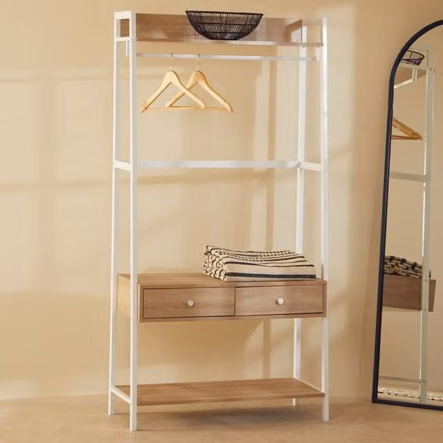 Orsina Oak Storage Unit in Natural Brown – 1