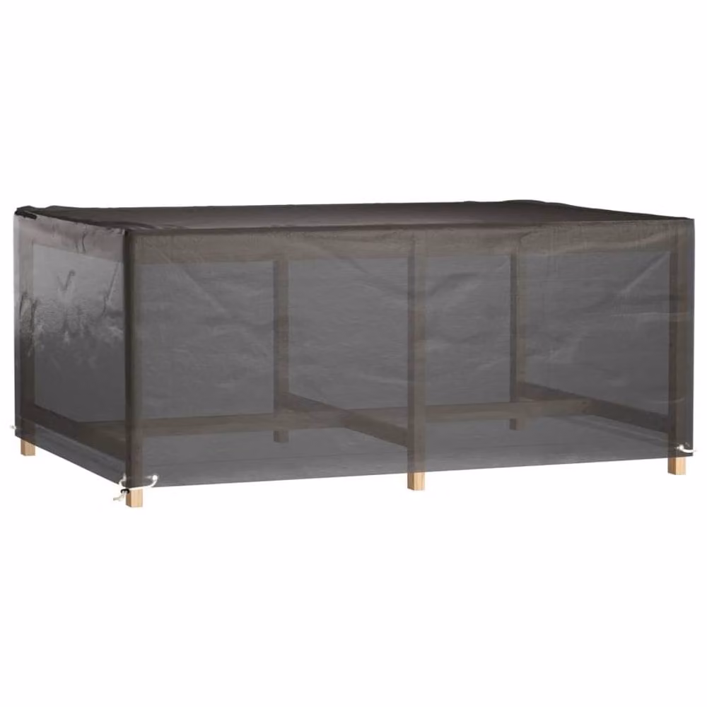 Berkfield Home Durable Garden Furniture Covers, 2 Pack, Black, W/D/H: 180 x 122 x 75 cm – 2