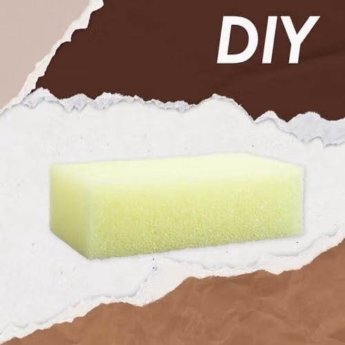 VFM e-Store Heavy Duty Yellow Scrubbing Sponge, W/D/H: 6.5 x 11.5 x 3.5 cm – 3