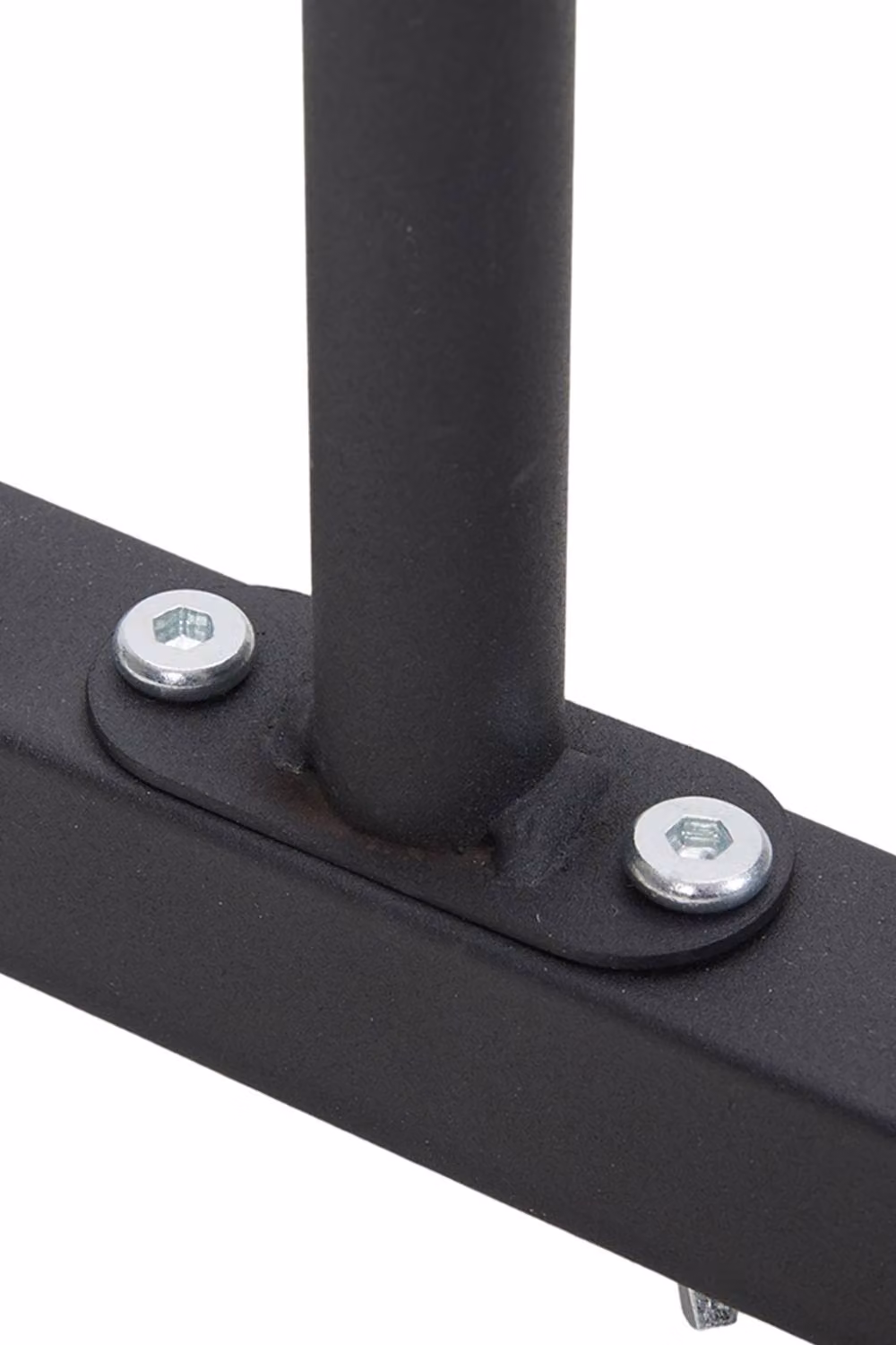 Living and Home Double-Tier Metal Clothes Hanging Rack in Matt Black, H 180.0 cm x W 100.0 cm – 2