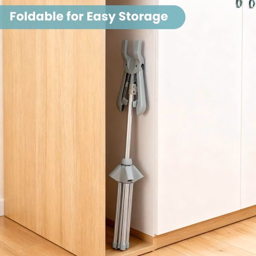 PAWNORA Freestanding Anti-Slip Clothes Steamer Holder in Grey – 2