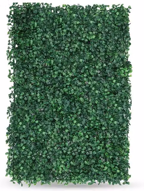 Neel Blue Green Artificial Grass Hedge Panels for Wall Backdrop – 1