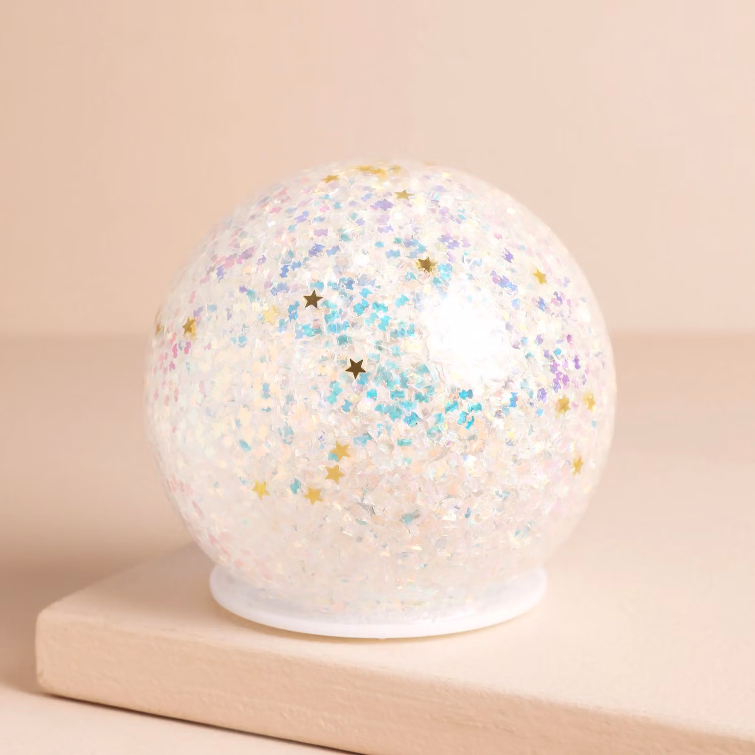 Lisa Angel Small LED Iridescent Glitter Light Globe in Multicolour – 2