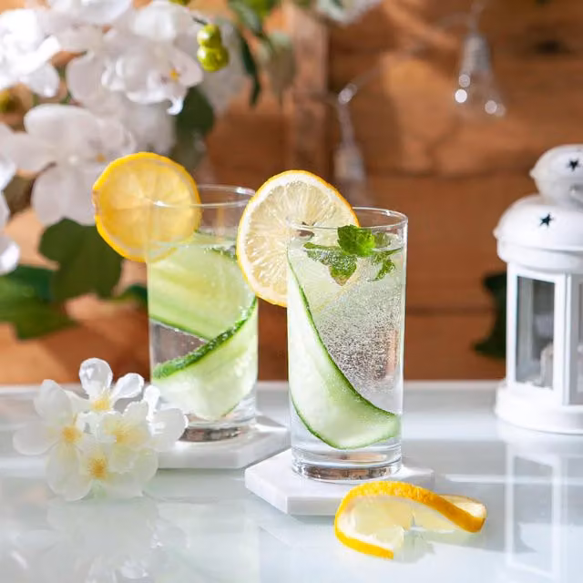 Argon Tableware Transparent Glass Tumbler, Set of 6, 285 ml