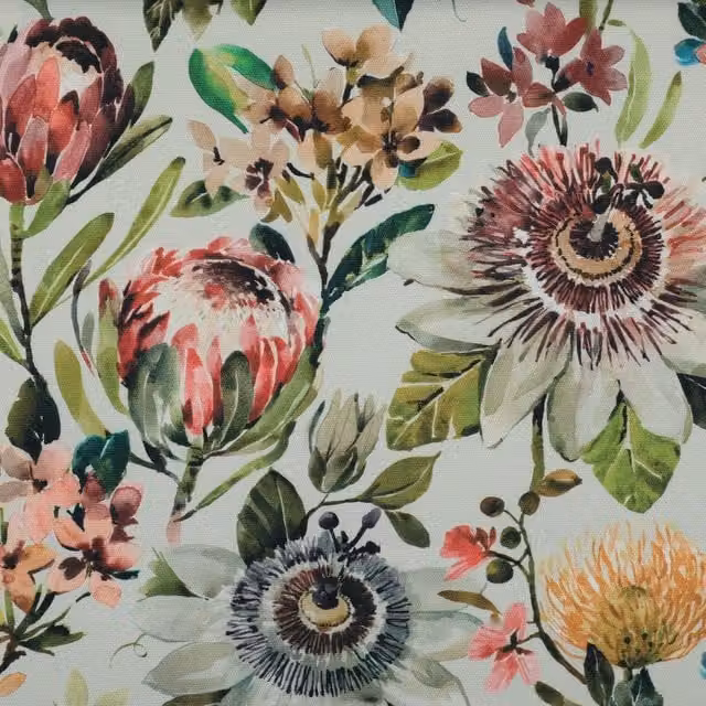 Clarke & Clarke Paradise Fabric Autumn Multicolour Adult