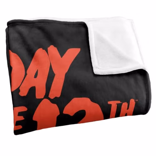 LOGOVISION Friday The 13th Logo Silky Touch Super Soft Fleece Throw Blanket, Multicolour, W: 152.4 cm x L: 127.0 cm – 2