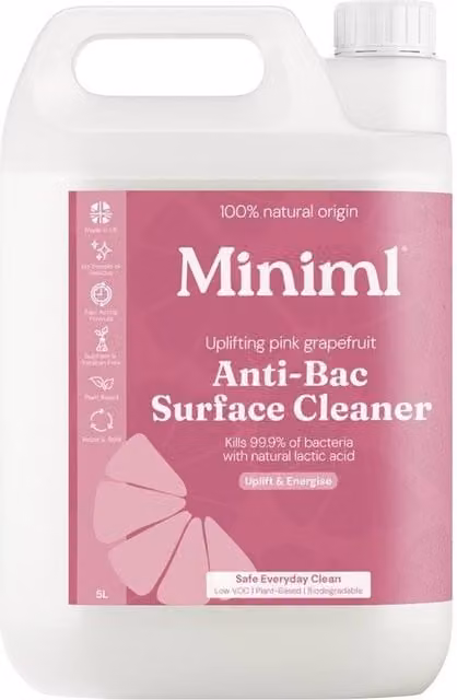 MINIML Anti-bac Surface Cleaner Uplifting Pink Grapefruit 5l