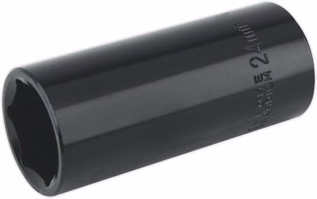 Loops 24mm Forged Deep Impact Socket, 1/2 Inch Square Drive, Chrome Vanadium