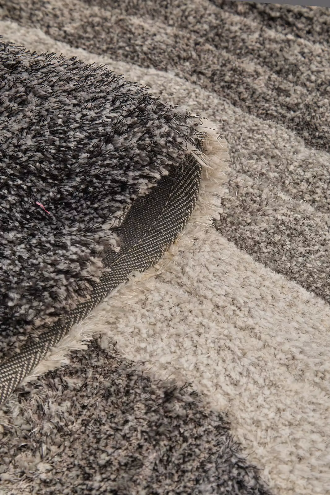 DS Living 3D Shaggy Stella Grey Abstract Area Rug W: 160 cm, D: 230 cm – 2